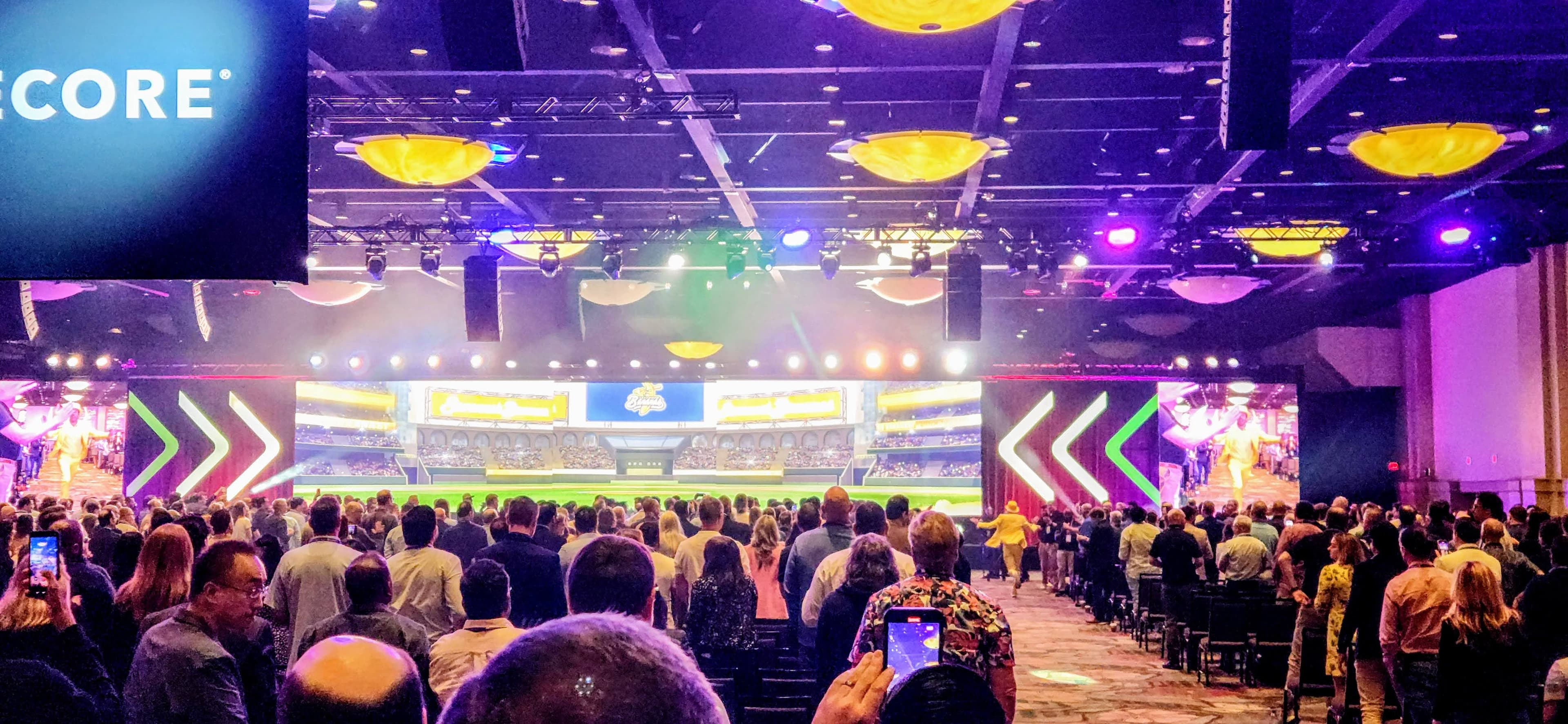 Savana Banana's very own Jesse Cole giving a Sitecore speech